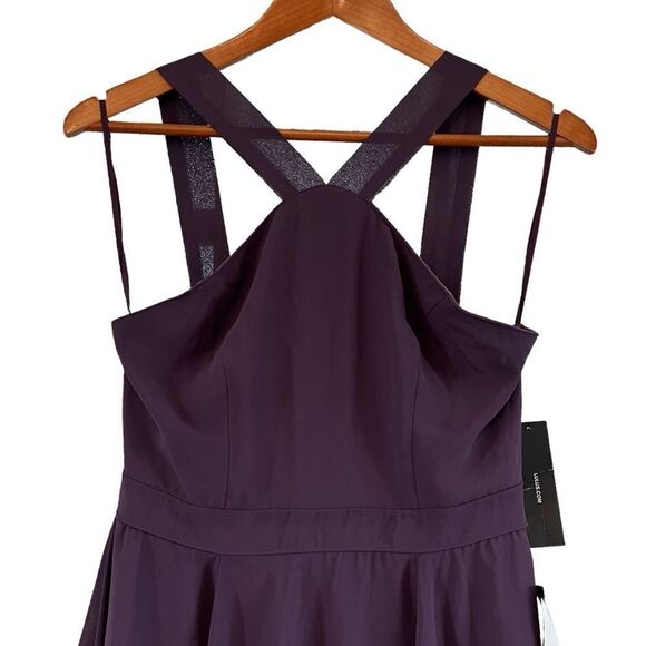 NWT! Lulus purple halter dress. Size medium - Picture 2 of 10